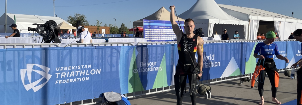 Para Sportler beim Aufwärmen