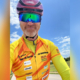 Portrait eines Radsportlers