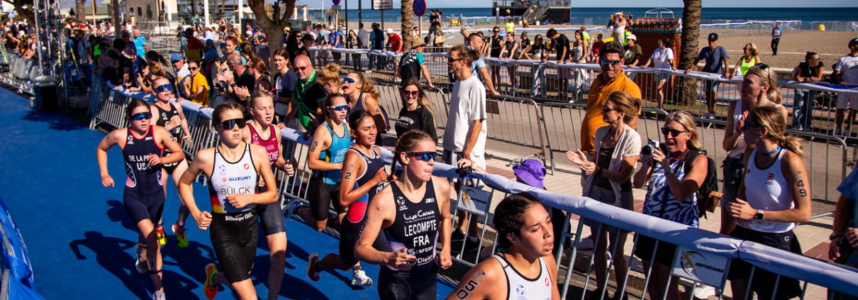 Triathletinnen bei der Weltmeisterschaft