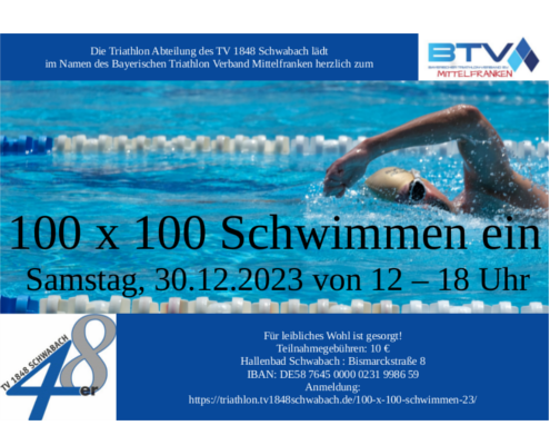 100x100 schwimmen