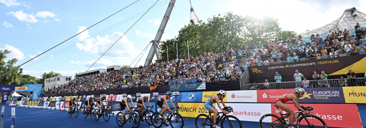 Radrennen der Europameisterschaften in München im Rahmen der European Championships 2022