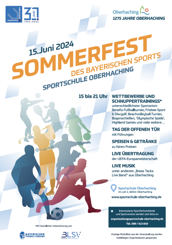 Flyer Sommerfest Oberhaching