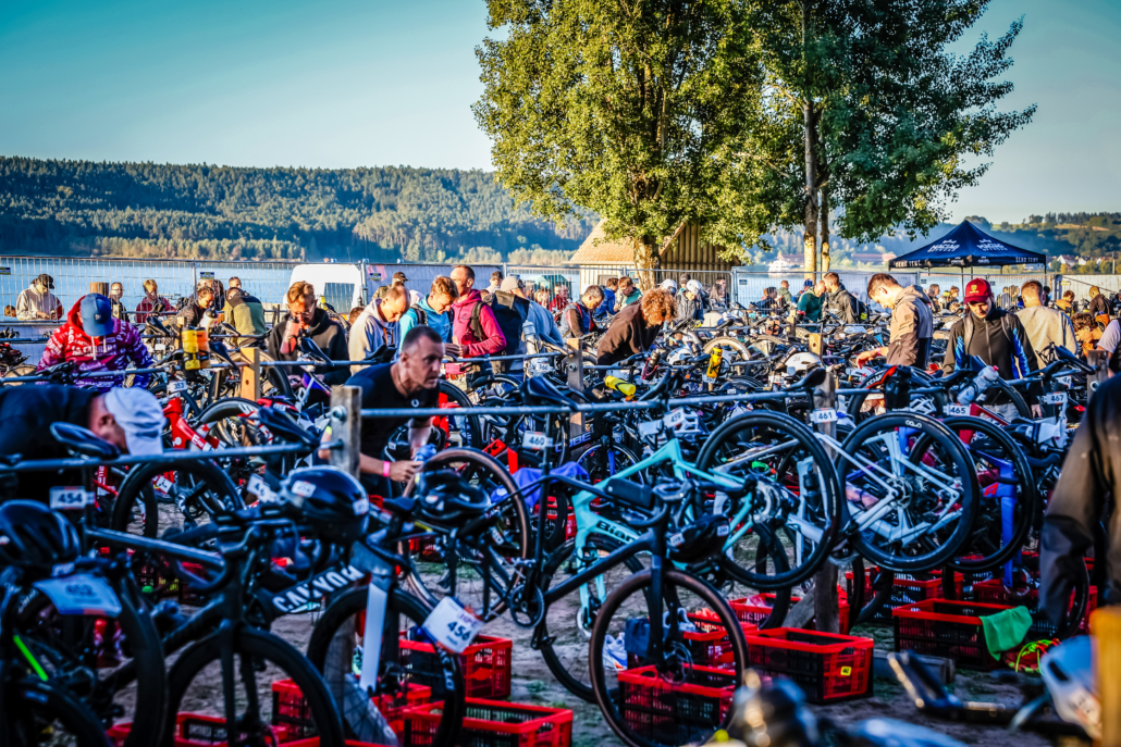 Wechselzone Brombachsee Triathlon