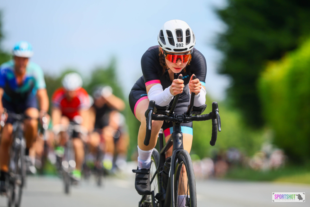 Radfahrerin